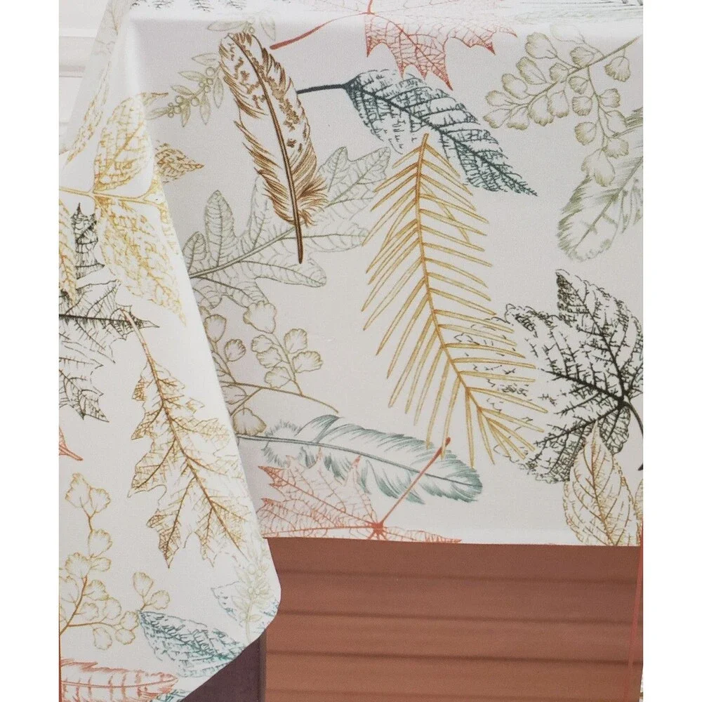 Printed Linen Tablecloth 60